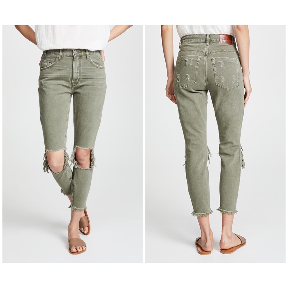 One teaspoon high waist skinny jeans size 27